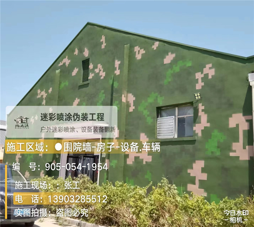 抚州外墙数码迷彩漆施工报价清单(100㎡标准墙面测算)